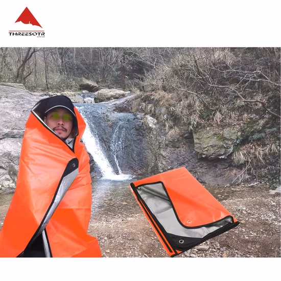 Couverture de secours d'urgence pour tous les temps