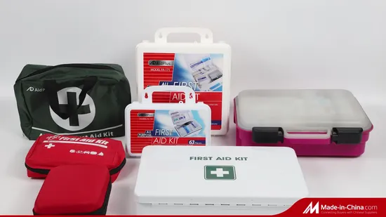 Paraid Fashion Sports Premiers secours d'urgence en nylon Vert Sac à médicaments Kit pour camping maison extérieur voyage voiture