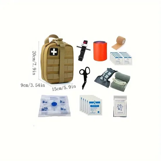 FDA ISO Ce OEM Chine usine vente chaude trousse de premiers soins portable d'urgence à domicile personnalisée
