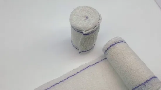 Usine de bandages en crêpe de coton hautement élastique avec approbation CE